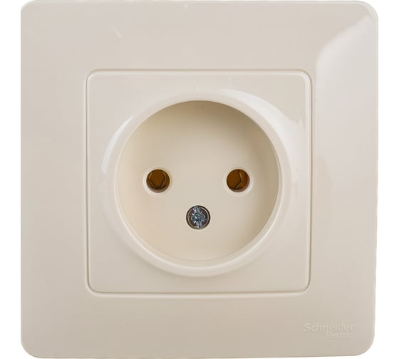 Розетка Systeme Electric (Schneider Electric) 1-м СП Blanca 16А IP20 250В без заземл. без защ. шторок беж. BLNRS000017 10 шт 13606489776050 1