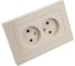 Розетка Systeme Electric (Schneider Electric) AtlasDesign Беж б/з двойная, 16А, в сборе SE ATN000220 15 шт 13606489583498 2