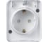 Розетка Systeme Electric (Schneider Electric) AtlasDesign PROFI IP54 O/У с заземлением со шторками 16А 250B ATN540145 12 шт 13606481094701 2