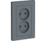 Розетка Systeme Electric (Schneider Electric) AtlasDesign Грифель б/з двойная, 16А, в сборе SE ATN000720 6 шт 13606489702356 1