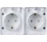 Розетка Systeme Electric (Schneider Electric) AtlasDesign PROFI IP54 O/У двойная с заземлением со шт.16А 250B ATN540126 6 шт 13606481094695 1