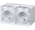 Розетка Systeme Electric (Schneider Electric) AtlasDesign PROFI IP54 O/У двойная с заземлением со шт.16А 250B ATN540126 6 шт 13606481094695 2
