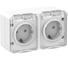 Розетка Systeme Electric (Schneider Electric) AtlasDesign PROFI IP54 O/У двойная с заземлением со шт.16А 250B ATN540126 6 шт 13606481094695 3