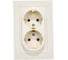 Розетка Systeme Electric (Schneider Electric) ATLASDESIGN двойная с заземлением, 16А, , БЕЖЕВЫЙ ATN000224 10 шт 13606489583511 1