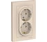 Розетка Systeme Electric (Schneider Electric) ATLASDESIGN двойная с заземлением, 16А, , БЕЖЕВЫЙ ATN000224 10 шт 13606489583511 2