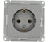 Розетка Systeme Electric (Schneider Electric) AtlasDesign Сталь с/з, 16А, механизм SE ATN000943 5 шт 13606489703070 1
