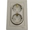 Розетка Systeme Electric (Schneider Electric) AtlasDesign Шампань с/з двойная, со шторками, 16А, в сборе SE ATN000526 6 шт 13606489584693 3