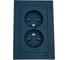Розетка Systeme Electric (Schneider Electric) AtlasDesign Изумруд б/з двойная, 16А, в сборе SE ATN000820 6 шт 13606489702677 1