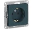 Розетка Systeme Electric (Schneider Electric) AtlasDesign Изумруд с/з со шторками, 16А, механизм SE ATN000845 5 шт 13606489702776 3