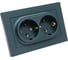Розетка Systeme Electric (Schneider Electric) AtlasDesign Изумруд с/з двойная, 16А, в сборе SE ATN000824 6 шт 13606489702691 2