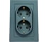 Розетка Systeme Electric (Schneider Electric) AtlasDesign Изумруд с/з двойная, 16А, в сборе SE ATN000824 6 шт 13606489702691 4