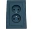 Розетка Systeme Electric (Schneider Electric) AtlasDesign Изумруд б/з двойная, со шторками,16А, в сборе SE ATN000822 6 шт 13606489702684 3