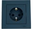 Розетка Systeme Electric (Schneider Electric) AtlasDesign Изумруд с/з со шторками, 16А, в сборе SE ATN000844 5 шт 13606489702769 1