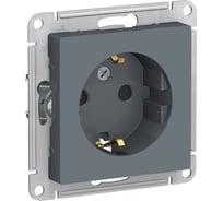 Розетка Systeme Electric (Schneider Electric) AtlasDesign Грифель с/з со шторками, 16А, механизм SE ATN000745 10 шт 13606489702455