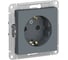 Розетка Systeme Electric (Schneider Electric) AtlasDesign Грифель с/з со шторками, 16А, механизм SE ATN000745 10 шт 13606489702455 1