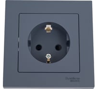 Розетка Systeme Electric (Schneider Electric) AtlasDesign Грифель с/з со шторками, 16А, в сборе SE ATN000744 10 шт 13606489702448