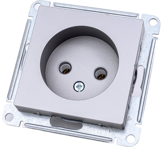 Розетка Systeme Electric (Schneider Electric) AtlasDesign Сталь б/з, 16А, механизм SE ATN000941 5 шт 13606489703063 1