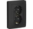 Розетка Systeme Electric (Schneider Electric) Blanca внутр Антрацит 2-ая с/з со шторками, 16А, 250В SE BLNRS001126 6 шт 13606481195637 1
