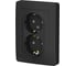 Розетка Systeme Electric (Schneider Electric) Blanca внутр Антрацит 2-ая с/з со шторками, 16А, 250В SE BLNRS001126 6 шт 13606481195637 3