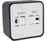 Розетка Systeme Electric (Schneider Electric) Blanca наруж Антрацит с/з со шторками 16А, 250В SE BLNRA011116 12 шт 13606481197150 5