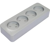 Розетка Systeme Electric (Schneider Electric) Blanca наруж Алюминий 4-ая б/з без шторок 16А, 250В SE BLNRA000413 5 шт 13606481196986