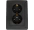 Розетка Systeme Electric (Schneider Electric) Blanca внутр Антрацит 2-ая с/з без шторок, 16А, 250В SE BLNRS001026 6 шт 13606481195620 1