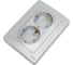 Розетка Systeme Electric (Schneider Electric) Blanca внутр Алюминий 2-ая с/з со шторками, 16А, 250В SE BLNRS001123 6 шт 13606481195170 1