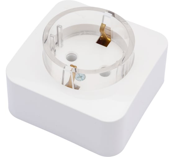 Розетка Systeme Electric (Schneider Electric) Blanca наруж Молочная с/з без шторок,тонкая 16А, 250В SE BLNRA110112 12 шт 13606481198157 1