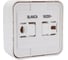 Розетка Systeme Electric (Schneider Electric) Blanca наруж Молочная с/з без шторок,тонкая 16А, 250В SE BLNRA110112 12 шт 13606481198157 3