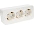 Розетка Systeme Electric (Schneider Electric) Blanca наруж Молочная 3-ая с/з со шторками 16А, 250В SE BLNRA011312 5 шт 13606481196450 3
