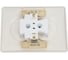 Розетка Systeme Electric (Schneider Electric) Blanca внутр Молочная 2-ая б/з со шторками, 16А, 250В SE BLNRS000122 6 шт 13606481194906 2