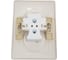 Розетка Systeme Electric (Schneider Electric) Blanca внутр Молочная 2-ая б/з со шторками, 16А, 250В SE BLNRS000122 6 шт 13606481194906 3
