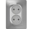 Розетка Systeme Electric (Schneider Electric) Blanca внутр Алюминий 2-ая б/з без шторок, 16А, 250В SE BLNRS000023 6 шт 13606481195149 4