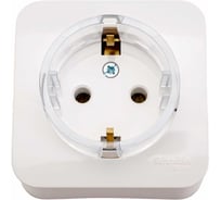 Розетка Systeme Electric (Schneider Electric) Blanca наруж Бел с/з без шторок, тонкая 16А, 250В SE BLNRA110111 12 шт 13606481198133