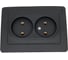 Розетка Systeme Electric (Schneider Electric) Blanca внутр Антрацит 2-ая б/з без шторок, 16А, 250В SE BLNRS000026 6 шт 13606481195606 2