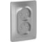 Розетка Systeme Electric (Schneider Electric) Blanca внутр Алюминий 2-ая б/з со шторками, 16А, 250В SE BLNRS000123 6 шт 13606481195156 1