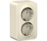 Розетка Systeme Electric (Schneider Electric) Blanca наруж Молочная 2-ая с/з со шторками 16А, 250В SE BLNRA011212 8 шт 13606481196412 1