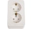 Розетка Systeme Electric (Schneider Electric) Blanca наруж Молочная 2-ая с/з со шторками 16А, 250В SE BLNRA011212 8 шт 13606481196412 2