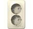Розетка Systeme Electric (Schneider Electric) Blanca наруж Молочная 2-ая с/з со шторками 16А, 250В SE BLNRA011212 8 шт 13606481196412 4