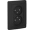 Розетка Systeme Electric (Schneider Electric) Blanca внутр Антрацит 2-ая б/з со шторками, 16А, 250В SE BLNRS000126 6 шт 13606481195613 1