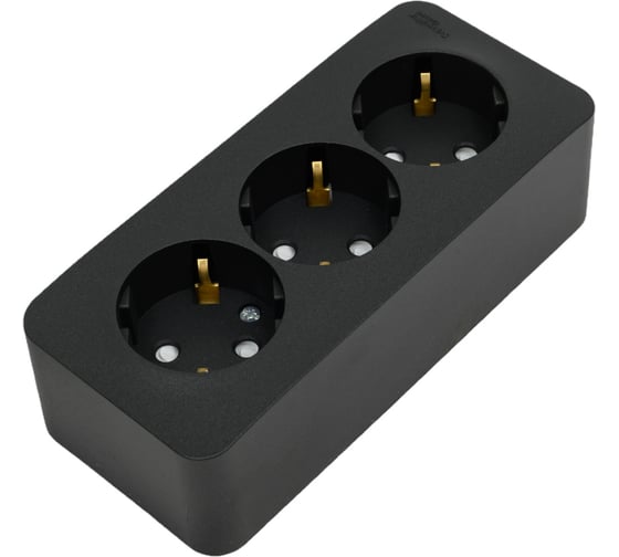 Розетка Systeme Electric (Schneider Electric) Blanca наруж Антрацит 3-ая с/з со шторками 16А, 250В SE BLNRA011316 5 шт 13606481197235 1