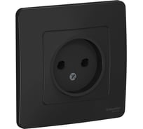 Розетка Systeme Electric (Schneider Electric) Blanca внутр Антрацит б/з без шторок 16А, 250В SE BLNRS000016 10 шт 13606481195569