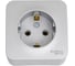 Розетка Systeme Electric (Schneider Electric) Blanca наруж Алюминий с/з без шторок, 16А, 250В SE BLNRA010103 12 шт 13606481197822 1
