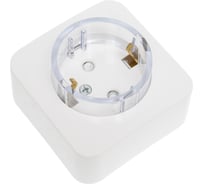 Розетка Systeme Electric (Schneider Electric) Blanca наруж Бел с/з со шторками, тонкая 16А, 250В SE BLNRA111111 12 шт 13606481198126