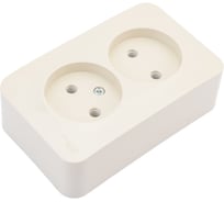 Розетка Systeme Electric (Schneider Electric) Blanca наруж Беж 2-ая б/з без шторок, изолир. пластина SE BLNRA000217 10 шт 13606489776289