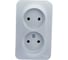 Розетка Systeme Electric (Schneider Electric) Blanca наруж Алюминий 2-ая б/з без шторок 16А, 250В SE BLNRA000213 10 шт 13606481196900 3