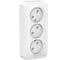 Розетка Systeme Electric (Schneider Electric) Blanca наруж Бел 3-ая б/з со шторками 16А, 250В SE BLNRA001311 6 шт 13606481196139 1