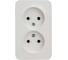 Розетка Systeme Electric (Schneider Electric) Blanca наруж Бел 2-ая б/з без шторок, 16А, 250В SE BLNRA000221 10 шт 13606481198119 1