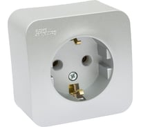 Розетка Systeme Electric (Schneider Electric) Blanca наруж Алюминий с/з без шторок 16А, 250В SE BLNRA010113 12 шт 13606481196887