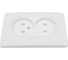 Розетка Systeme Electric (Schneider Electric) Blanca внутр Бел 2-ая б/з со шторками, 16А, 250В SE BLNRS000121 6 шт 13606481194470 3